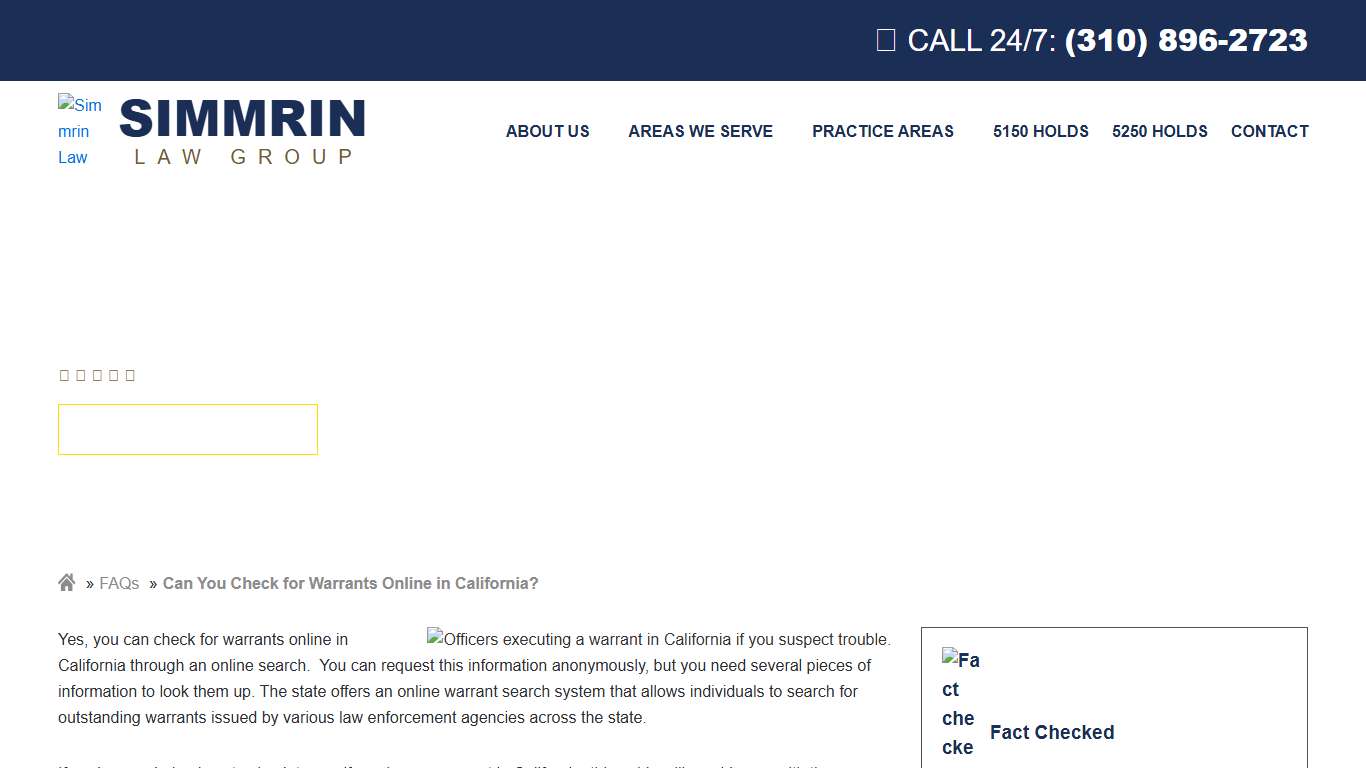 Can You Check for Warrants Online in California?