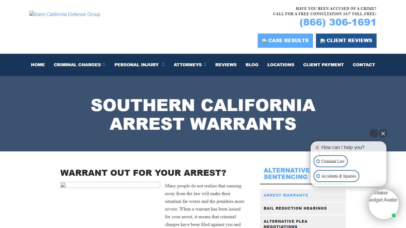 Southern California Arrest Warrants